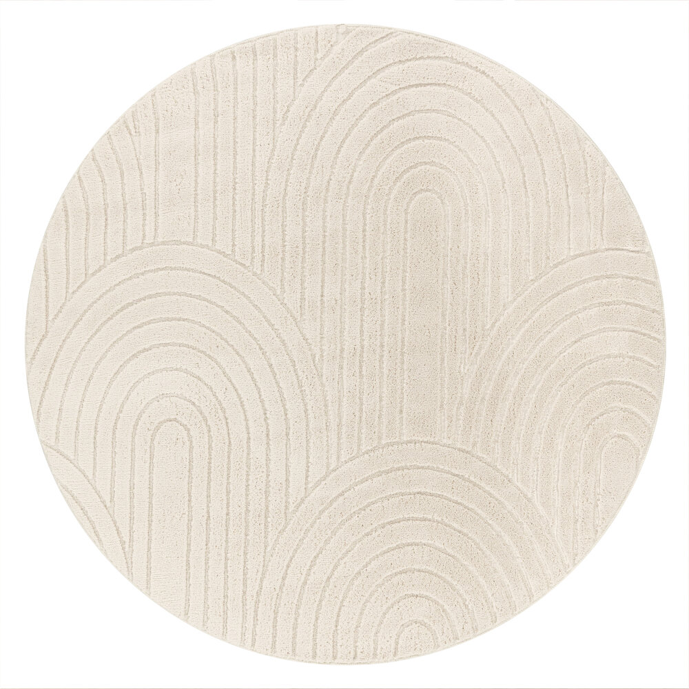 Laagpolig Japandi Vloerkleed Tokyo - Creme Laagpolig Japandi Vloerkleed Tokyo - Creme