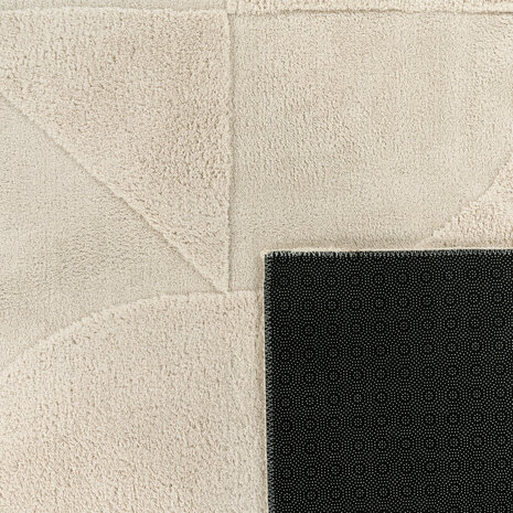 Laagpolig Japandi Vloerkleed Tokyo - Creme