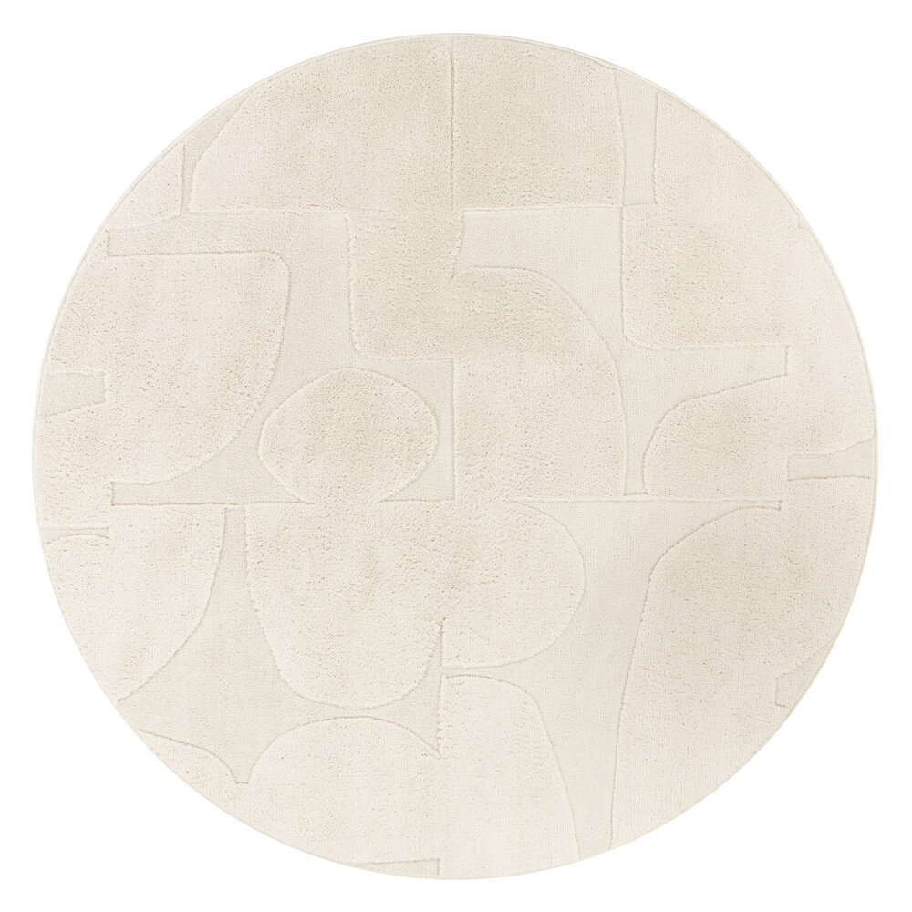 Laagpolig Japandi Vloerkleed Tokyo - Creme Laagpolig Japandi Vloerkleed Tokyo - Creme