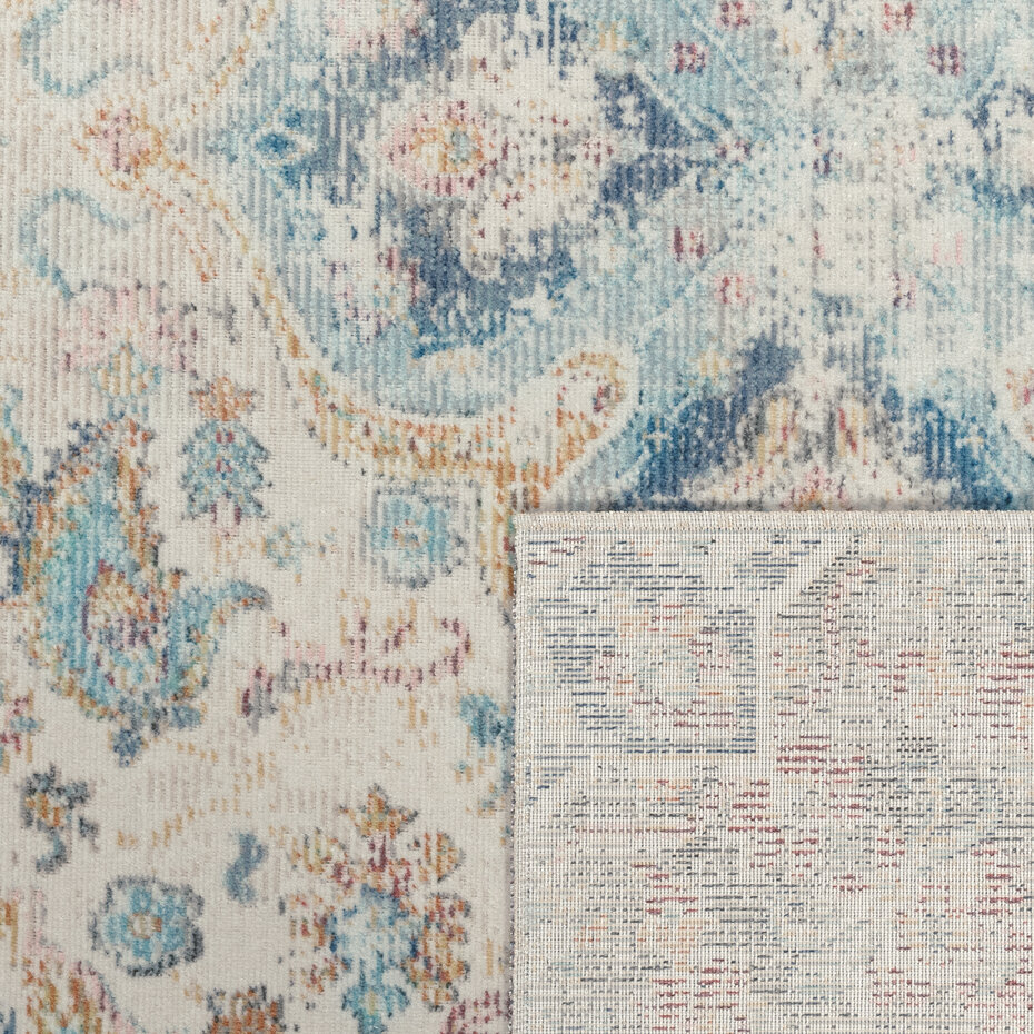 Vintage buitenkleed - Torana Blauw/Multi Vintage buitenkleed - Torana Blauw/Multi