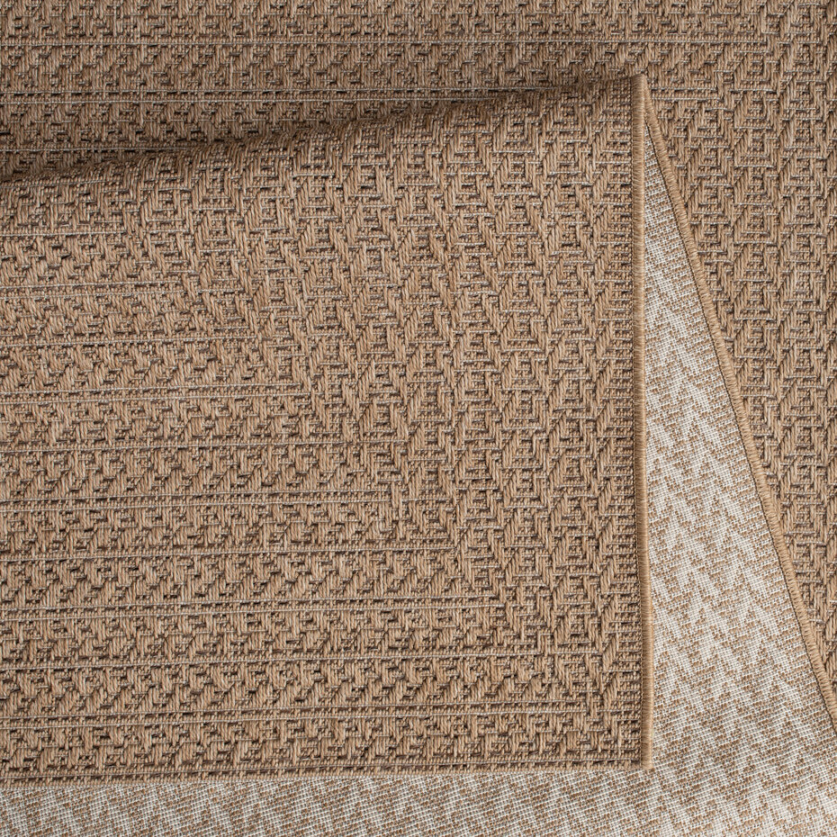 Jute binnen- en buitenkleed - Warilia Lijstmotief Beige