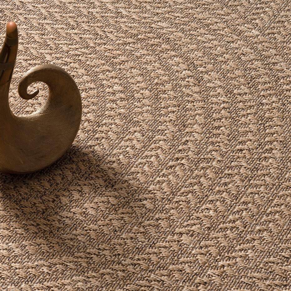 Jute binnen- en buitenkleed - Warilia Japandi Beige