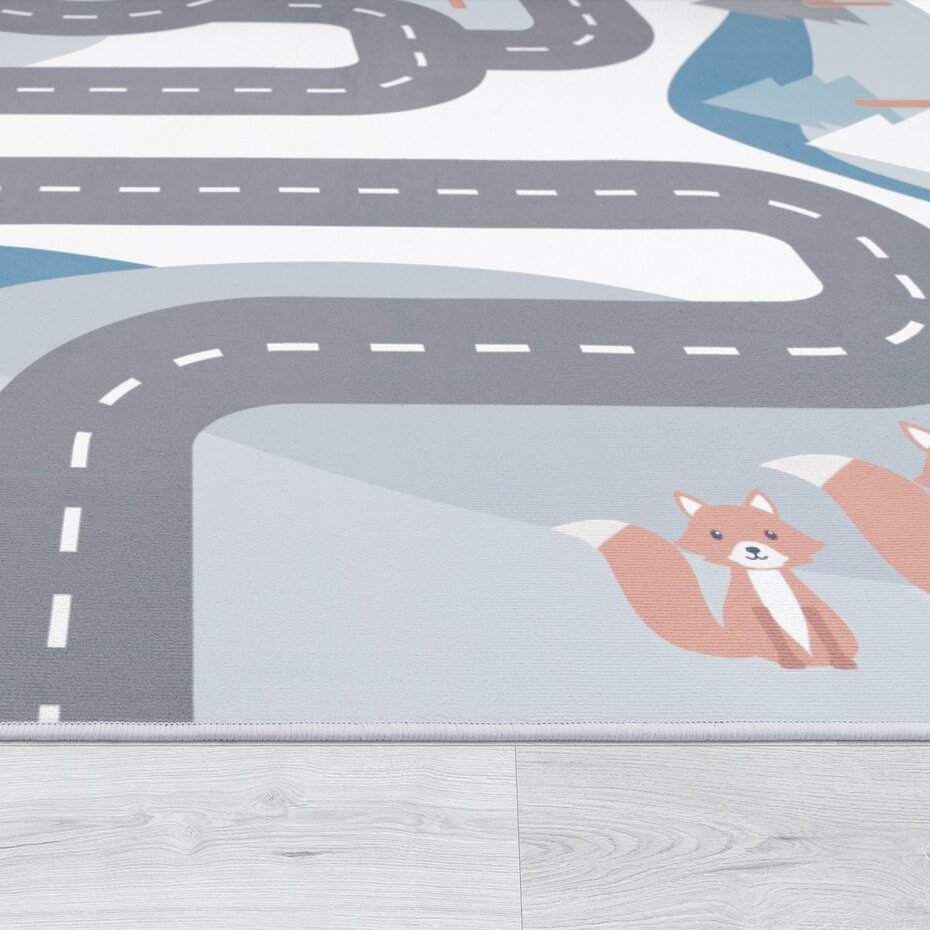 Auto speelkleed - Binola Snow Grijs Auto speelkleed - Binola Snow Grijs