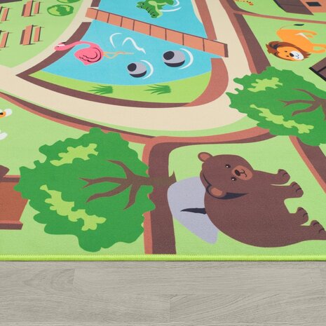 Speelkleed - Binola Dierentuin Groen/Beige