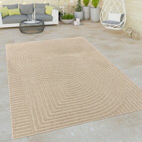 Binnen & Buitenkleed - Vloerkleed Bruliza - Japandi - Beige