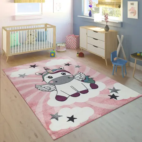 Kindervloerkleed - Cosena - Roze