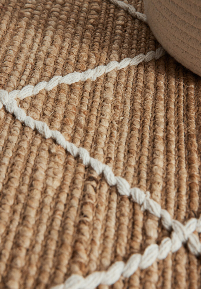 Jute vloerkleed - Kunu Naturel