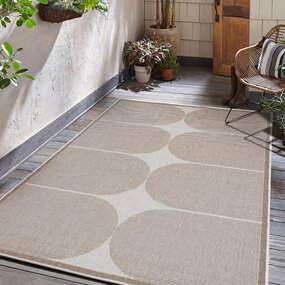 Omkeerbaar Binnen- En Buitenkleed - Terrazo Beige/Naturel