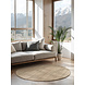 Jute vloerkleed rond - Bouclé Jaipur Taupe Jute vloerkleed rond - Bouclé Jaipur Taupe