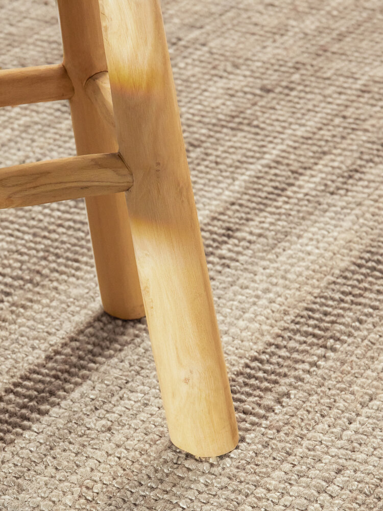 Jute vloerkleed rond -  Bouclé Jaipur Taupe