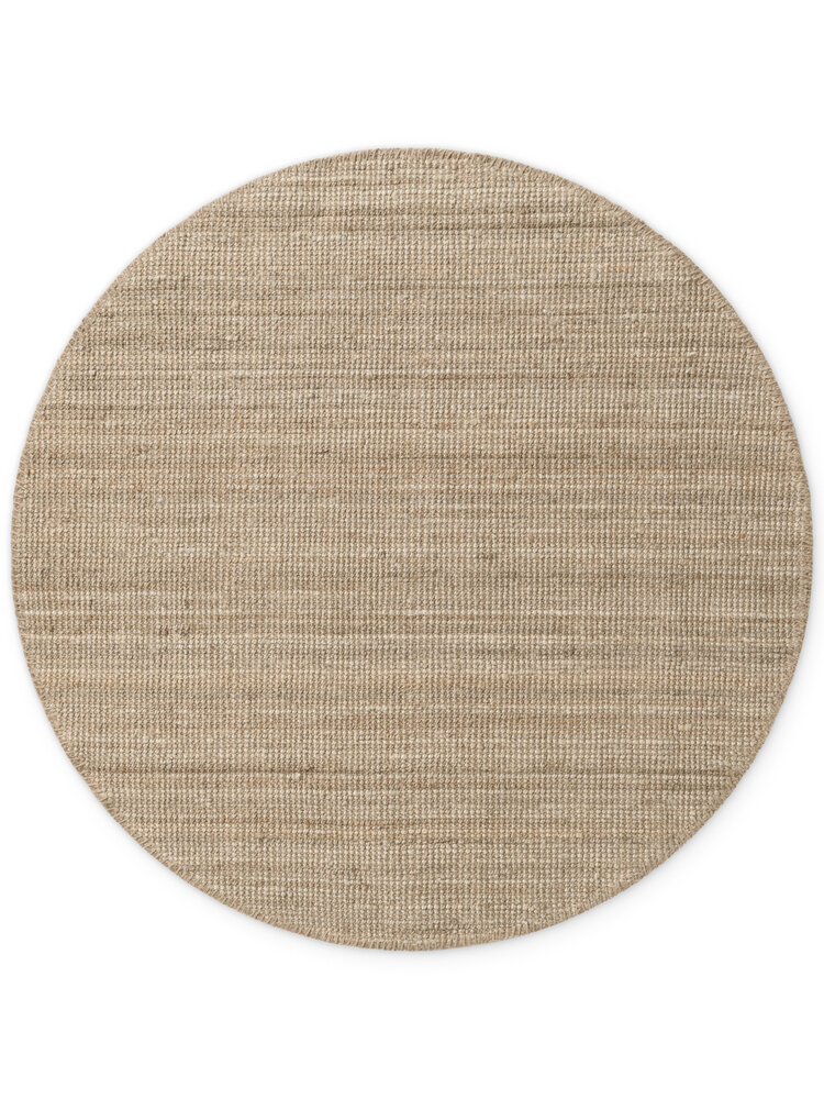 Jute vloerkleed rond -  Bouclé Jaipur Taupe