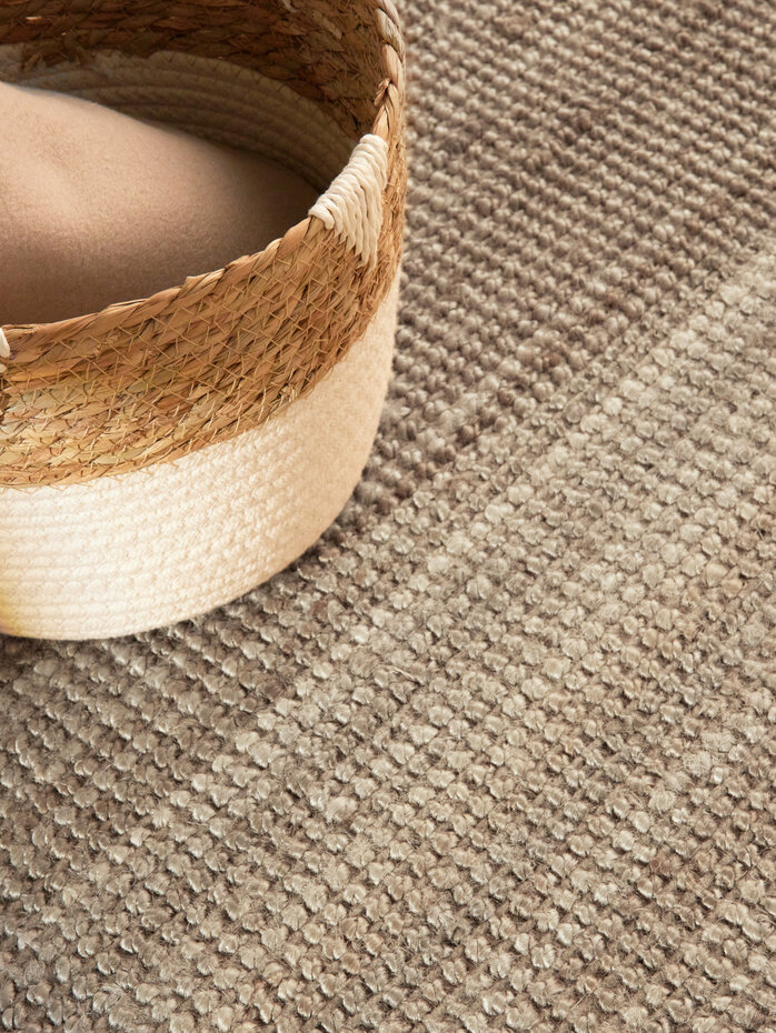 Jute vloerkleed rond -  Bouclé Jaipur Taupe