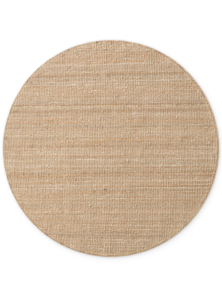Jute vloerkleed rond - Bouclé Jaipur Naturel