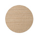 Rond Handgeweven Jute vloerkleed - Bouclé Jaipur Naturel / Goud Rond Handgeweven Jute vloerkleed - Bouclé Jaipur Naturel / Goud