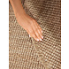 Rond Handgeweven Jute vloerkleed - Bouclé Jaipur Naturel / Goud Rond Handgeweven Jute vloerkleed - Bouclé Jaipur Naturel / Goud