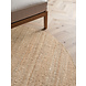 Rond Handgeweven Jute vloerkleed - Bouclé Jaipur Naturel / Goud Rond Handgeweven Jute vloerkleed - Bouclé Jaipur Naturel / Goud