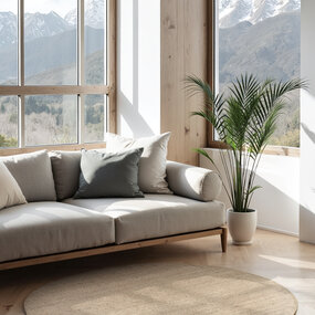 Handgeweven Jute vloerkleed - Bouclé Jaipur Crème