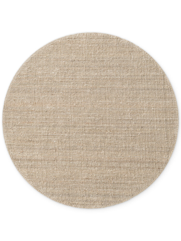 Jute vloerkleed rond - Bouclé Jaipur Crème Jute vloerkleed rond - Bouclé Jaipur Crème