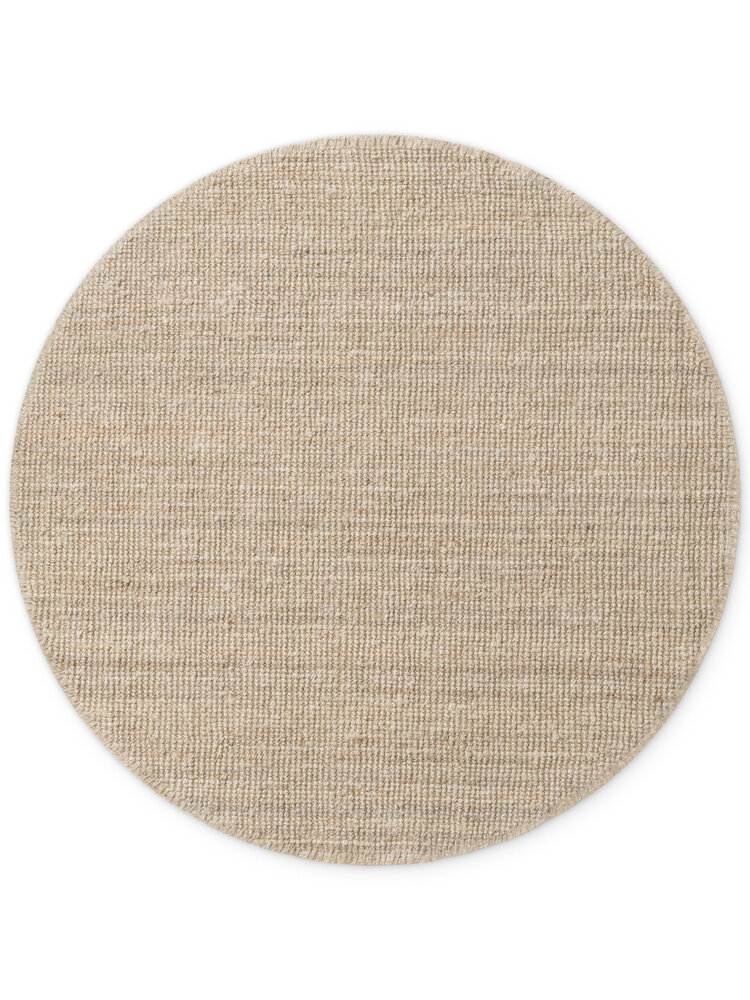Jute vloerkleed rond - Bouclé Jaipur Crème Jute vloerkleed rond - Bouclé Jaipur Crème