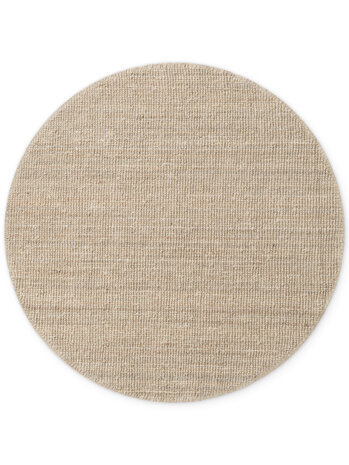 Rond Handgeweven Jute vloerkleed - Bouclé Jaipur Crème