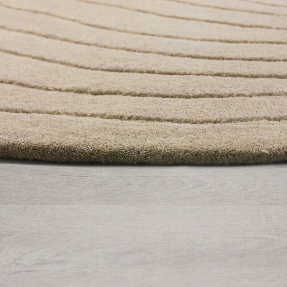 Organisch wollen vloerkleed - Puddle Beige Organisch wollen vloerkleed - Puddle Beige