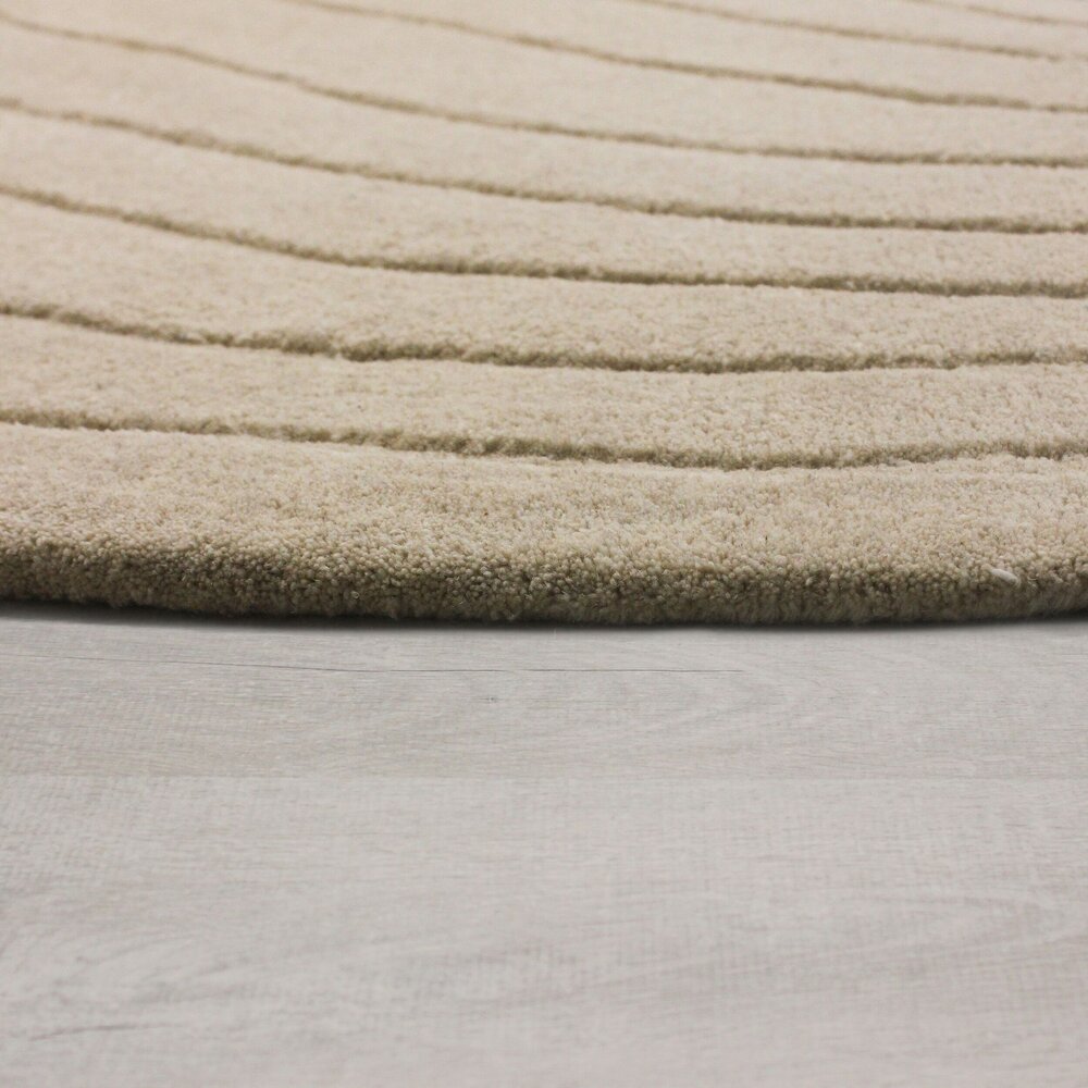 Organisch wollen vloerkleed - Puddle Beige Organisch wollen vloerkleed - Puddle Beige