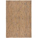 Laagpolig Jute Vloerkleed - Boucle Naturel / Blauw Laagpolig Jute Vloerkleed - Boucle Naturel / Blauw