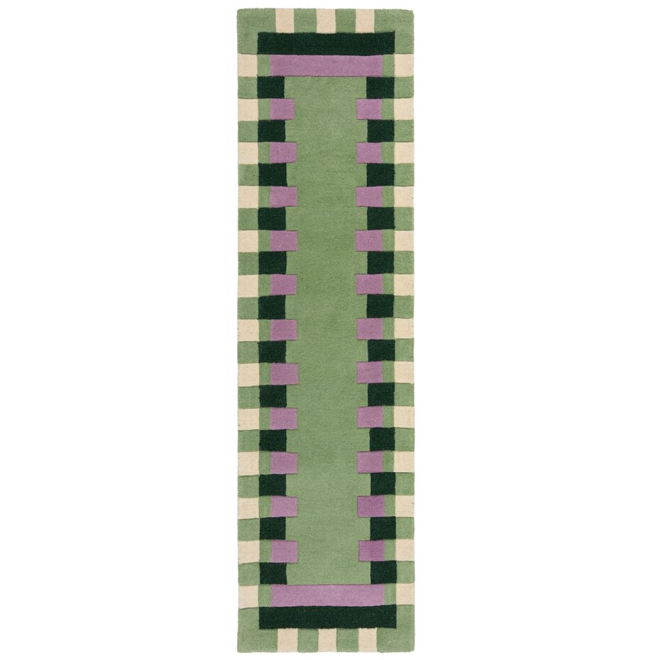 Wollen loper - Kai Groen/Paars