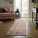 Loper Jute Patchwork Vloerkleed - Taylor - Blauw Loper Jute Patchwork Vloerkleed - Taylor - Blauw