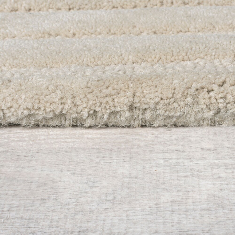 Rond wollen vloerkleed - Mesmerize Beige