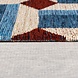 Laagpolig Lennox Geometrisch Vloerkleed - Blauw Laagpolig Lennox Geometrisch Vloerkleed - Blauw