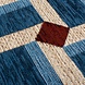 Laagpolig Lennox Geometrisch Vloerkleed - Blauw Laagpolig Lennox Geometrisch Vloerkleed - Blauw