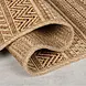 Binnen & Buitenkleed Farah Stripe - Naturel / Mutli Binnen & Buitenkleed Farah Stripe - Naturel / Mutli