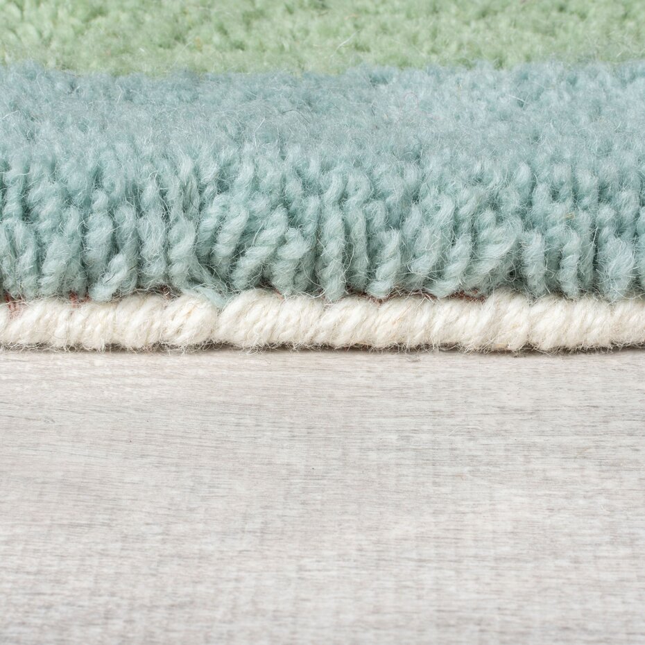 Hoogpolig Vloerkleed Zagora - Shaggy Wol - Multi Hoogpolig Vloerkleed Zagora - Shaggy Wol - Multi