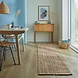 Loper Jute Vloerkleed - Boucle Naturel / Blauw Loper Jute Vloerkleed - Boucle Naturel / Blauw