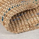 Loper Jute Vloerkleed - Boucle Naturel / Blauw Loper Jute Vloerkleed - Boucle Naturel / Blauw