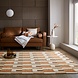 Laagpolig Vloerkleed Riley Block - Geometrisch - Terracotta Laagpolig Vloerkleed Riley Block - Geometrisch - Terracotta