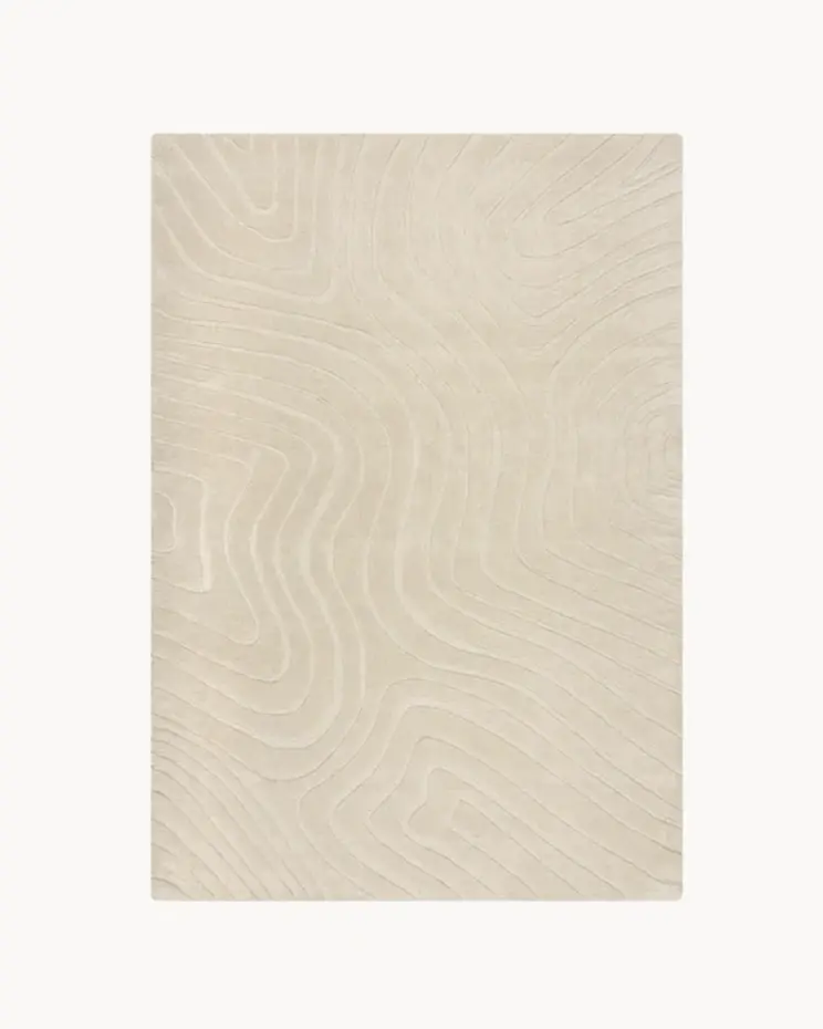 Wollen vloerkleed - Mesmerize Beige Wollen vloerkleed - Mesmerize Beige
