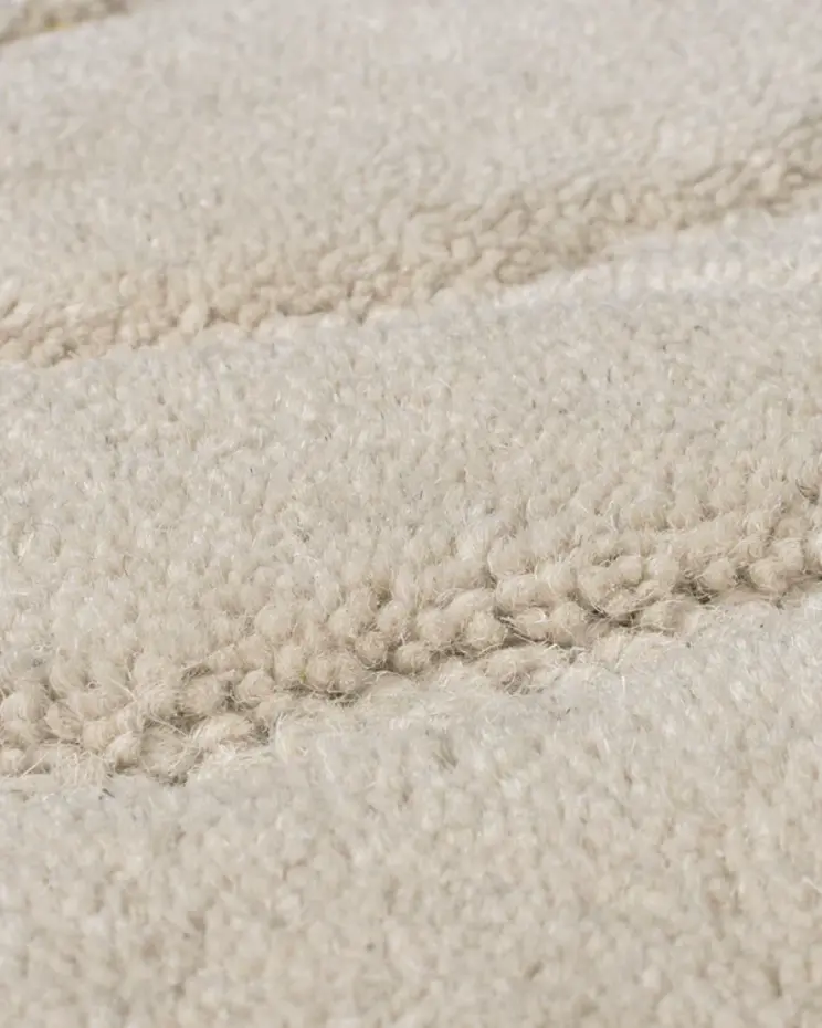 Wollen vloerkleed - Mesmerize Beige Wollen vloerkleed - Mesmerize Beige