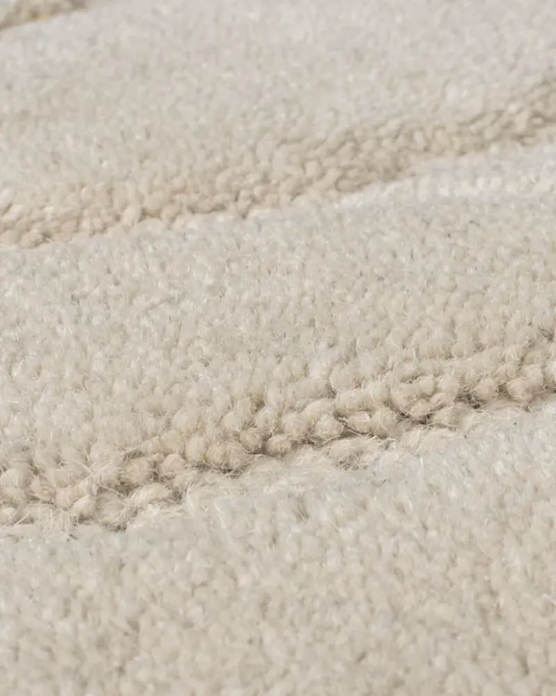 Wollen vloerkleed - Mesmerize Beige Wollen vloerkleed - Mesmerize Beige