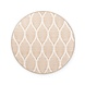 Rond Omkeerbaar Binnen en Buitenkleed - Liora - Jute Wit Rond Omkeerbaar Binnen en Buitenkleed - Liora - Jute Wit