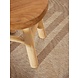 Rond Omkeerbaar Binnen en Buitenkleed - Liora - Jute Wit Rond Omkeerbaar Binnen en Buitenkleed - Liora - Jute Wit