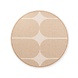 Rond Omkeerbaar Binnen en Buitenkleed - Bowen - Jute Wit Rond Omkeerbaar Binnen en Buitenkleed - Bowen - Jute Wit