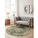 Rond Laagpolig Vloerkleed - Gloria - Lydia - Mint / Groen Rond Laagpolig Vloerkleed - Gloria - Lydia - Mint / Groen