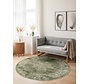 Rond vintage vloerkleed - Lydia Groen/Creme