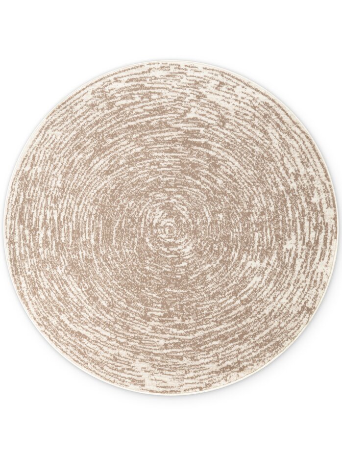 Rond vloerkleed - Gloria Beige/Creme Rond vloerkleed - Gloria Beige/Creme