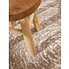 Rond Laagpolig Vloerkleed - Gloria - Cavallo Beige Rond Laagpolig Vloerkleed - Gloria - Cavallo Beige