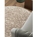 Rond Laagpolig Vloerkleed - Gloria - Cavallo Beige Rond Laagpolig Vloerkleed - Gloria - Cavallo Beige