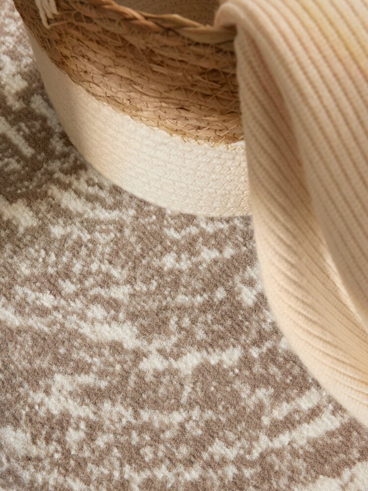 Rond vloerkleed - Gloria Beige/Creme Rond vloerkleed - Gloria Beige/Creme