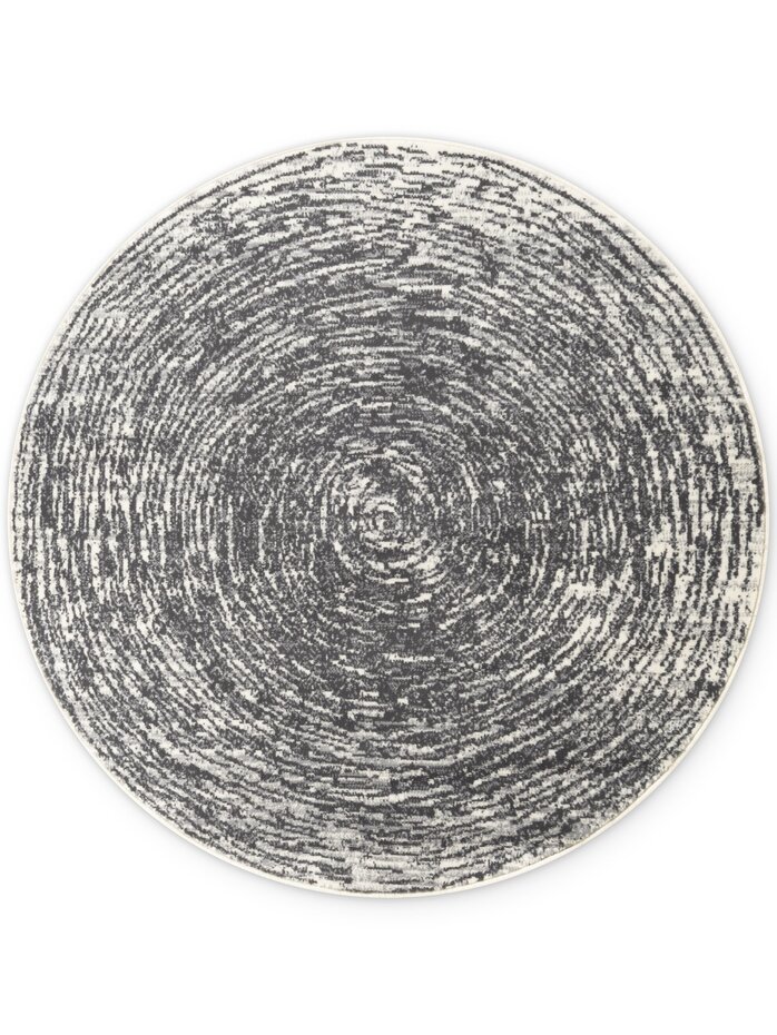Rond vloerkleed - Gloria Grijs/Creme Rond vloerkleed - Gloria Grijs/Creme